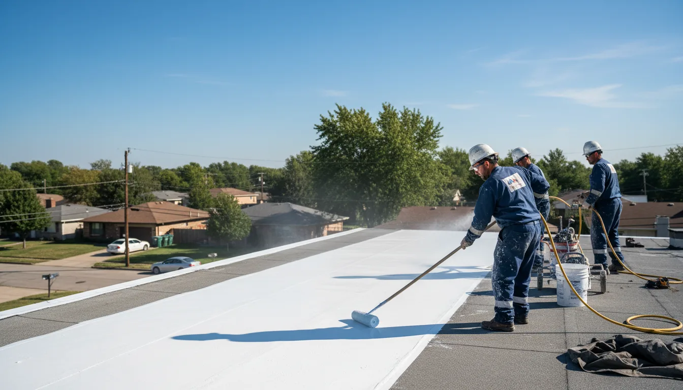 Commercial roof coating in Rocky Ridge, OH near me
